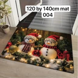 120 by 140cm Christmas Mat