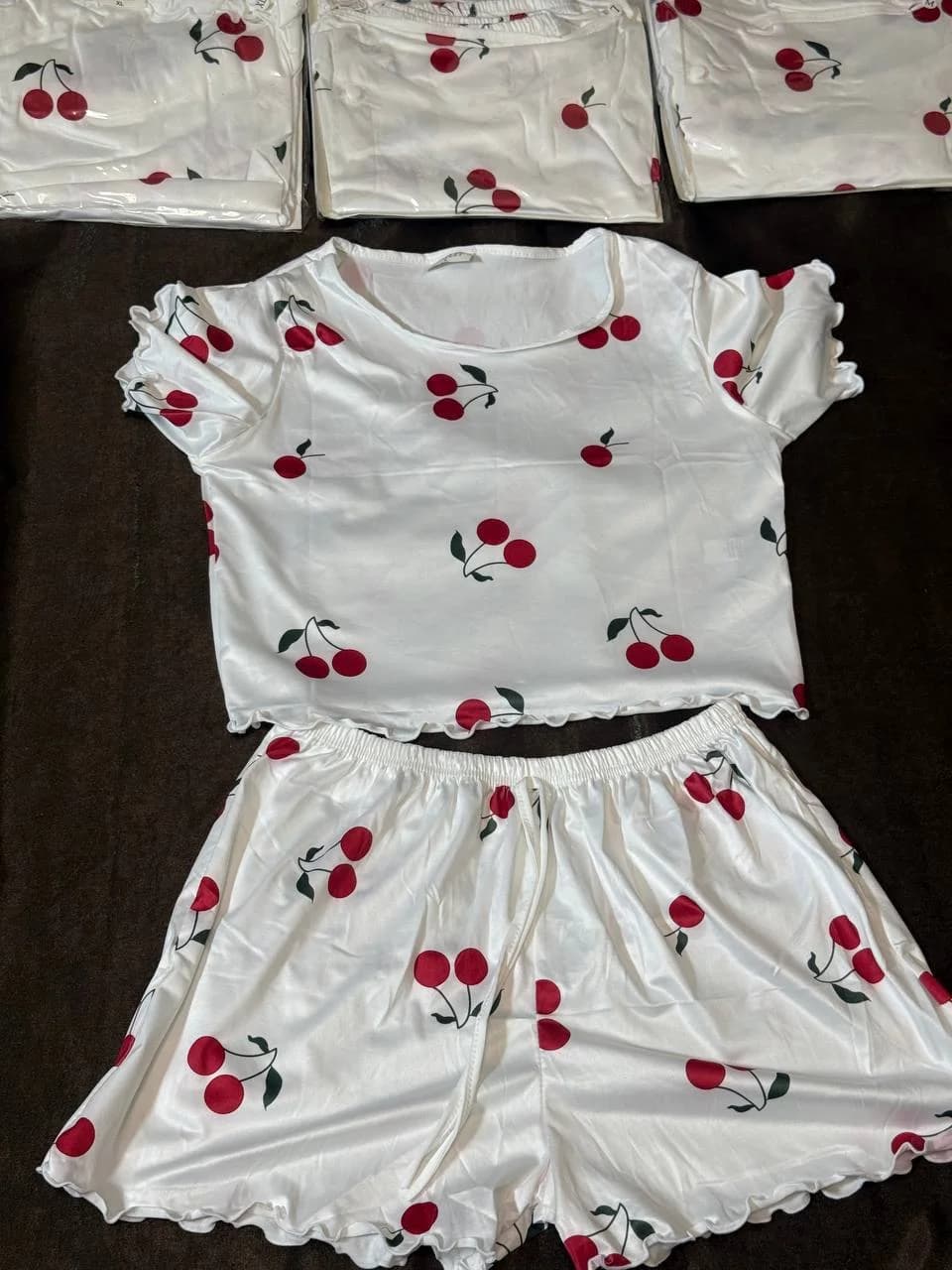 2-PIECE TOP & SHORTS SPANDEX NIGHTWEAR/LOUNGEWEAR SET (NW011)