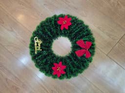 40CM BOW Christmas Wreath