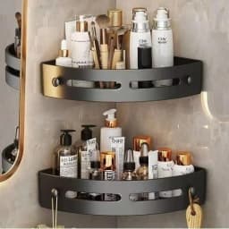 Bathroom corner rack