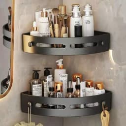 Bathroom corner rack