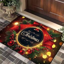 Christmas door mat