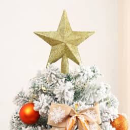 Christmas snow tree (brown carton) 180CM (4 feet) Comes with all the accessories and lights as seen vn