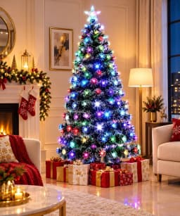 Christmas tree with light (white carton)