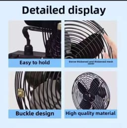 LITHIUM ION RECHARGEABLE FAN With single battery