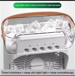 Non rechargeable MIST FAN WTH color CHANGING LED LIGHT