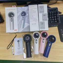 Turbo hand fan